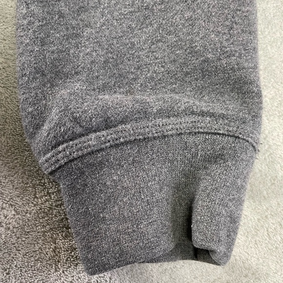 Nike Swoosh Grey Crewneck Sweatshirt Mens XL Embroidered Logo - Picture 11 of 14